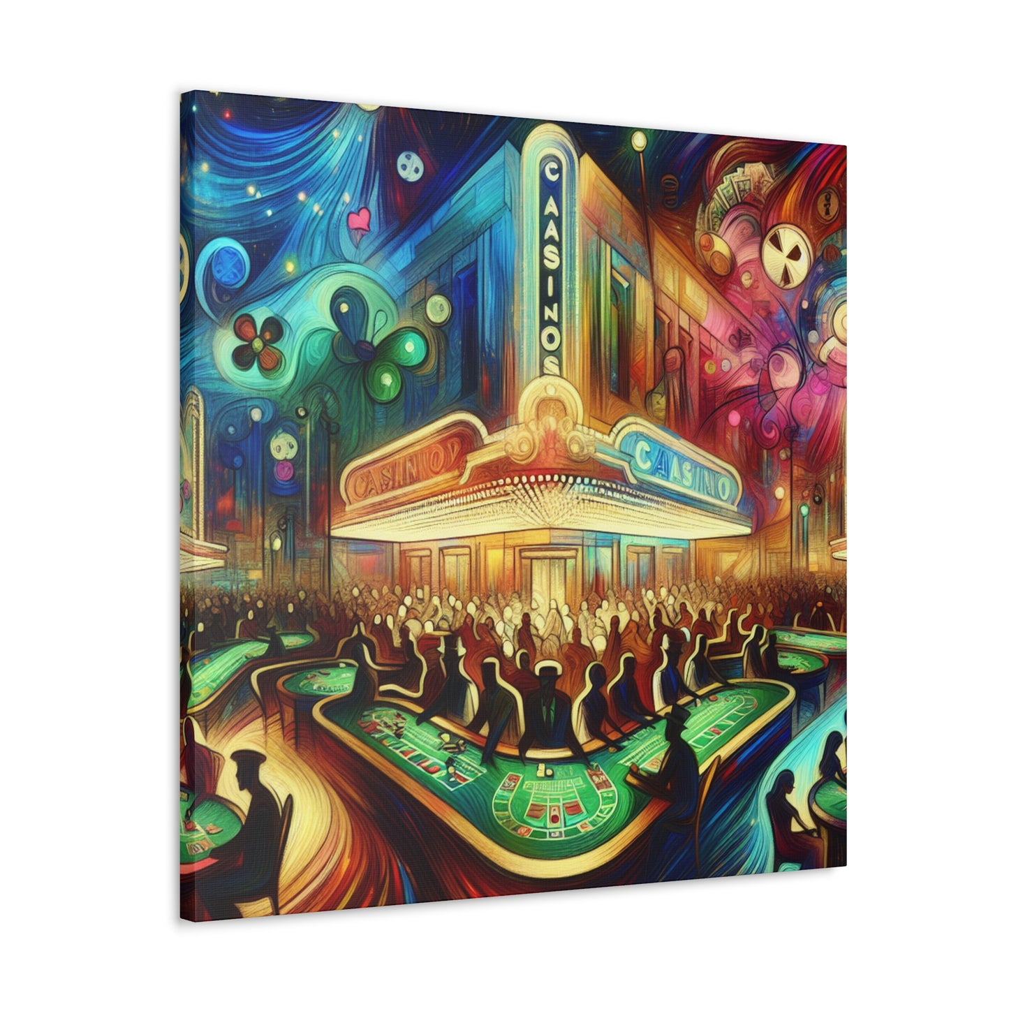 Bizarre Casino Dreamscape - Canvas