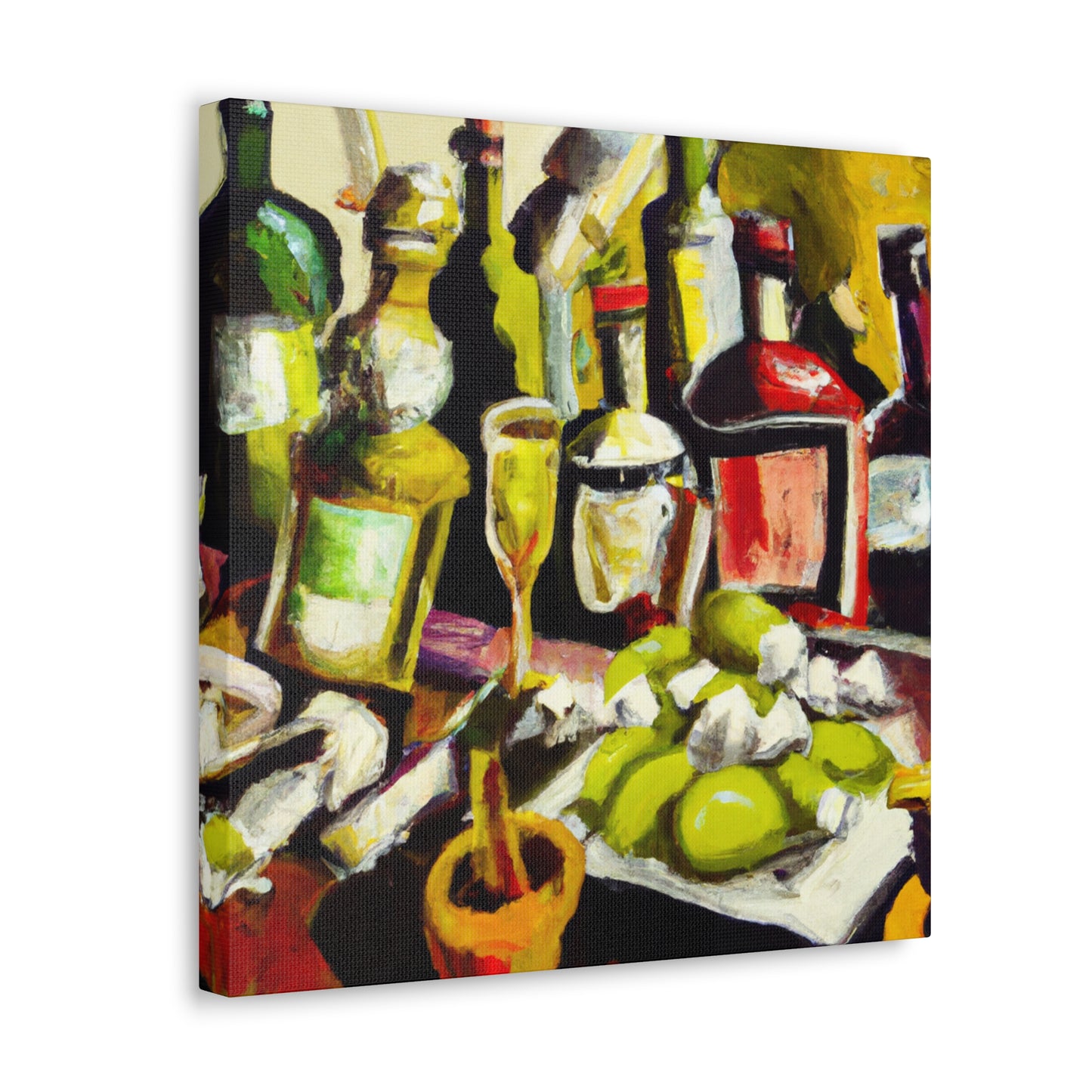 "Cocktails in Fauvism" - Canvas