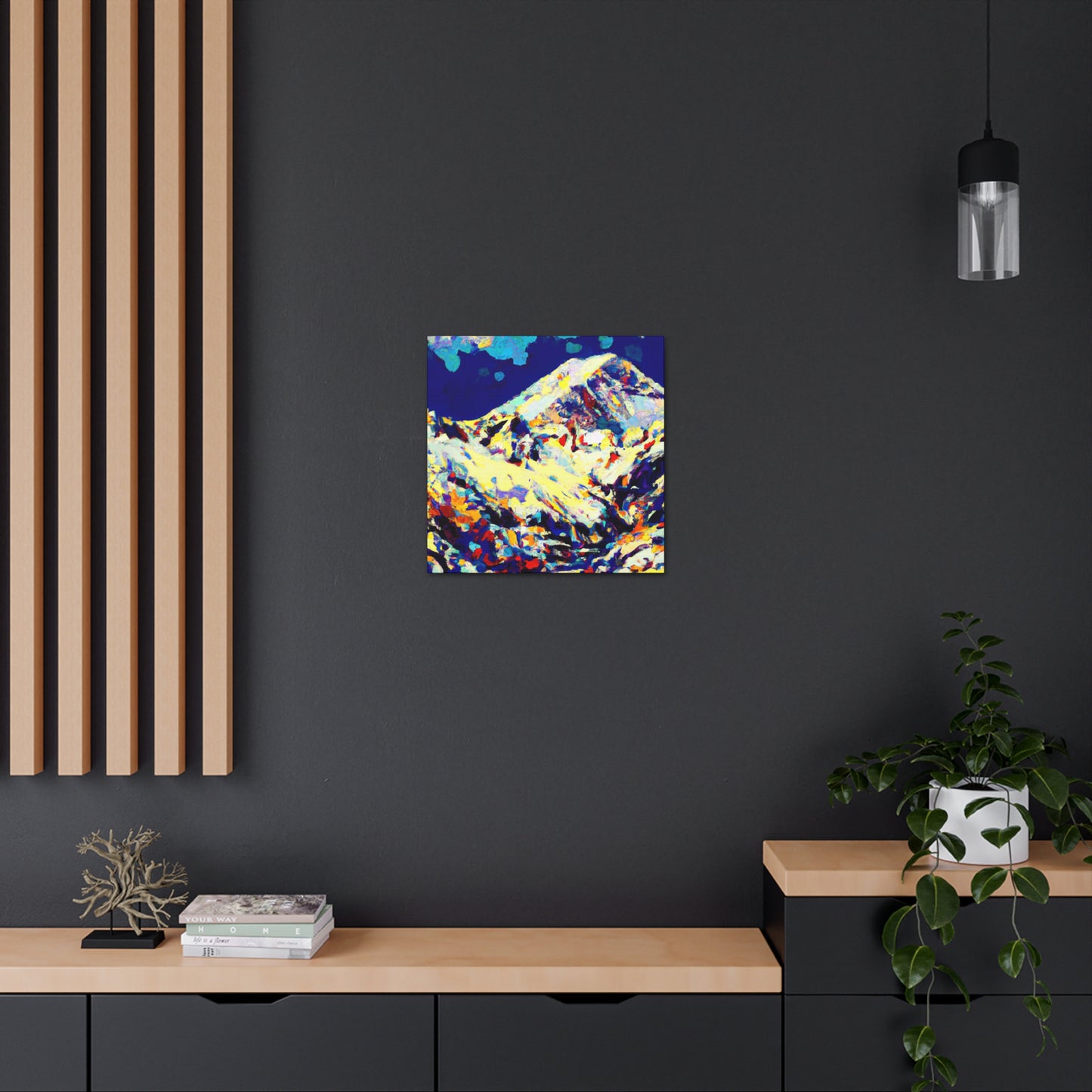 "Snowy Mountain Majesty" - Canvas