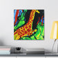 Giraffe in Abstract Forms - Canvas