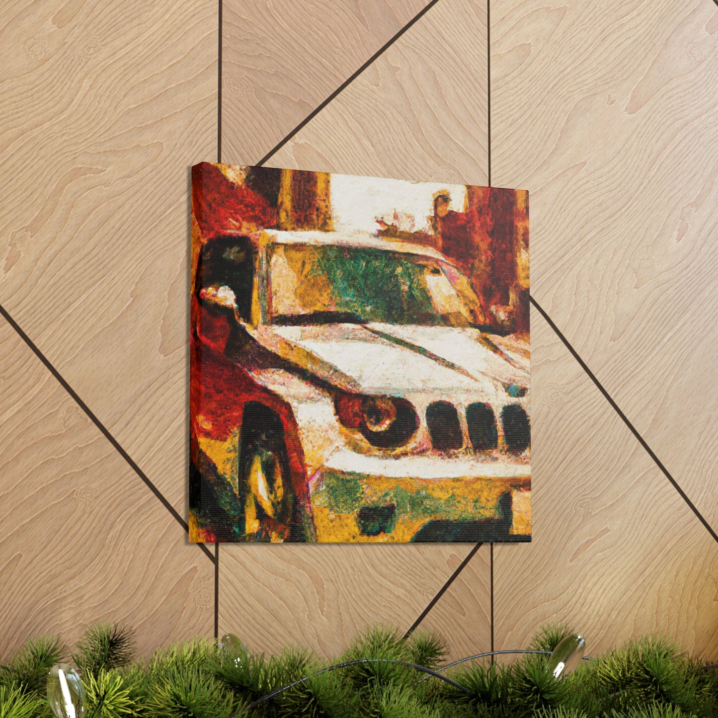 "Cars in Motion Painting" - Canvas