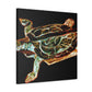 "Box Turtle Deco Dream" - Canvas