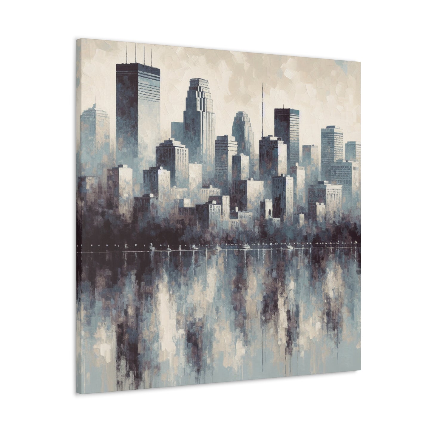 Cityscape Symphony Journey Home - Canvas