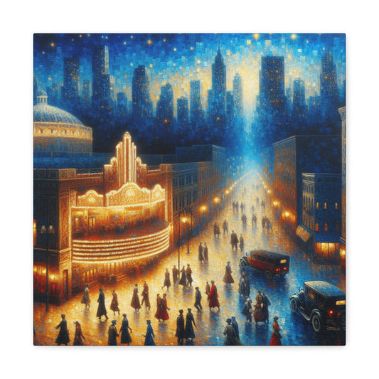 "Enchanting Urban Tapestry" - Canvas