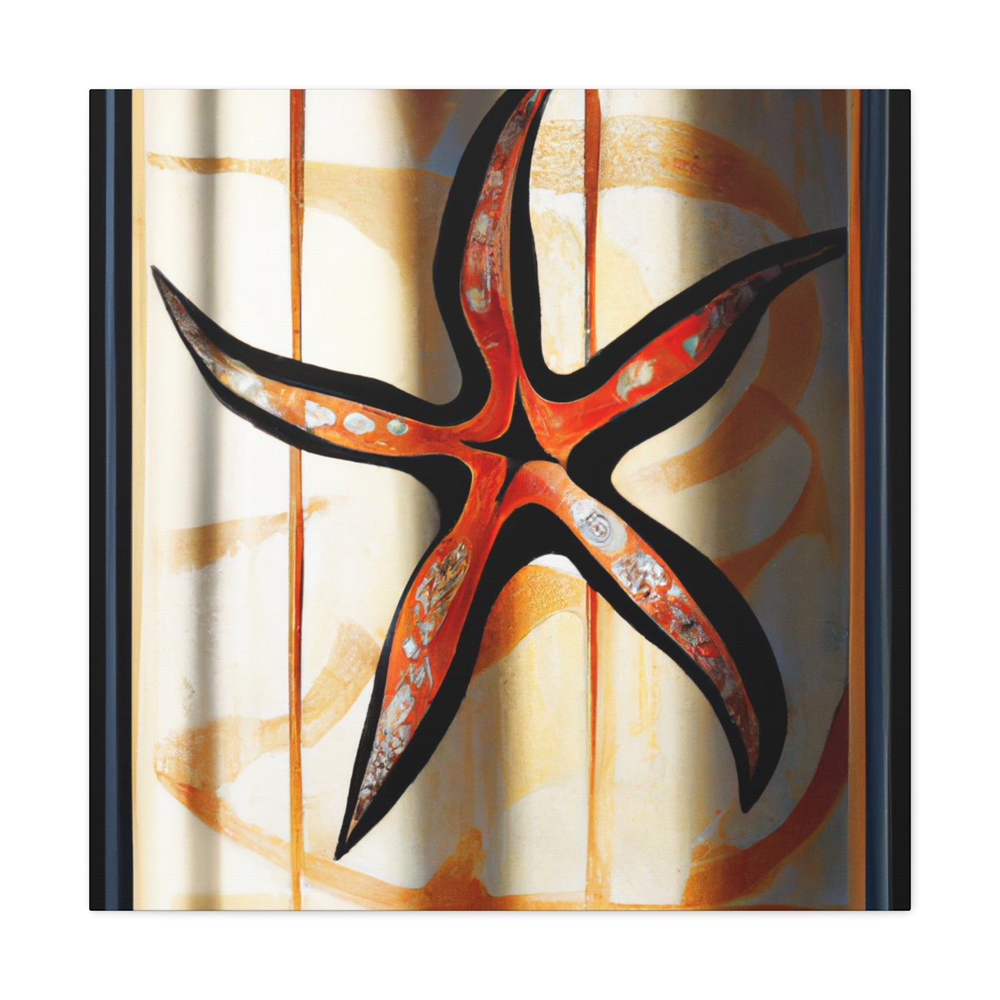 "Starfish at Sunset" - Canvas