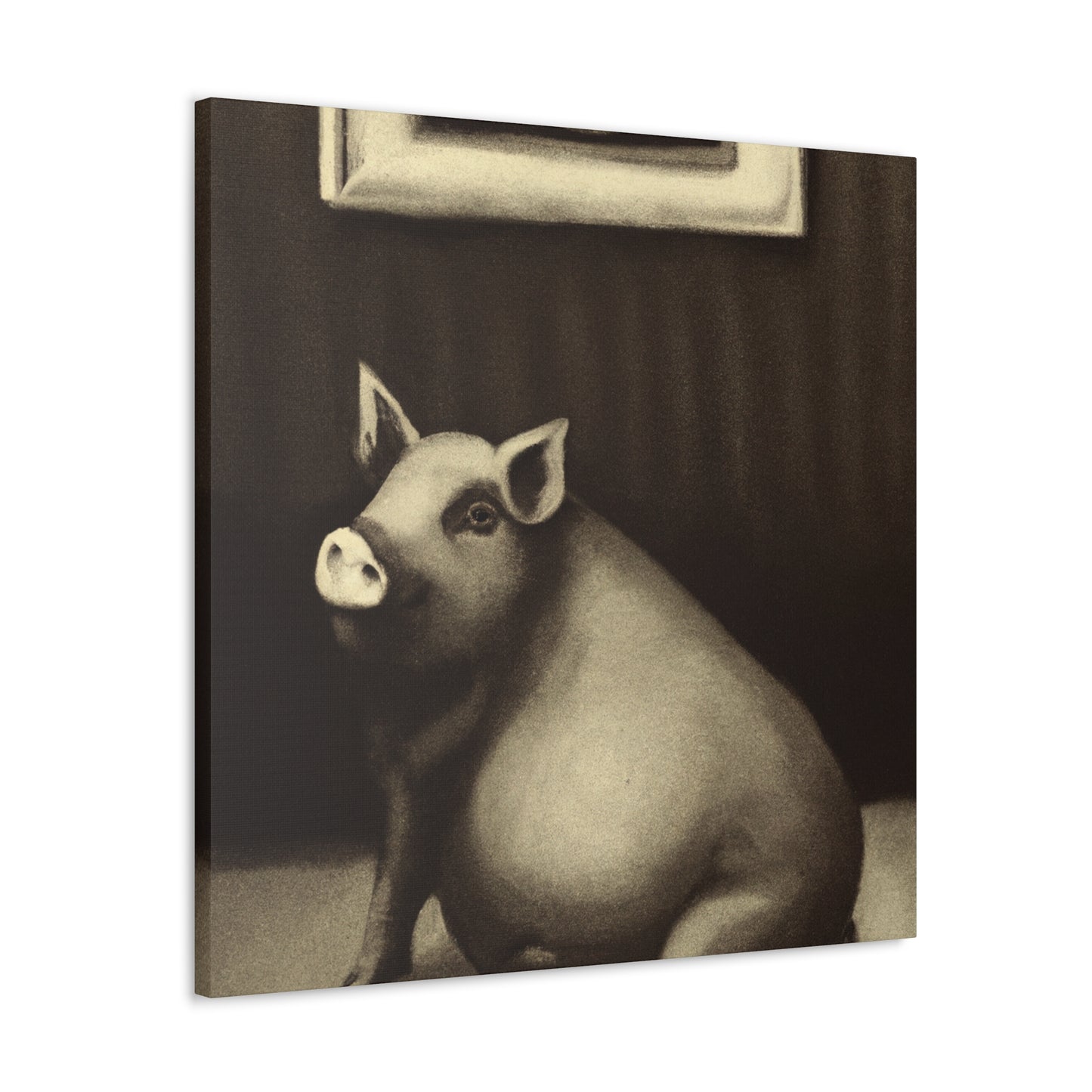 Potbelly Pig Fantasy - Canvas