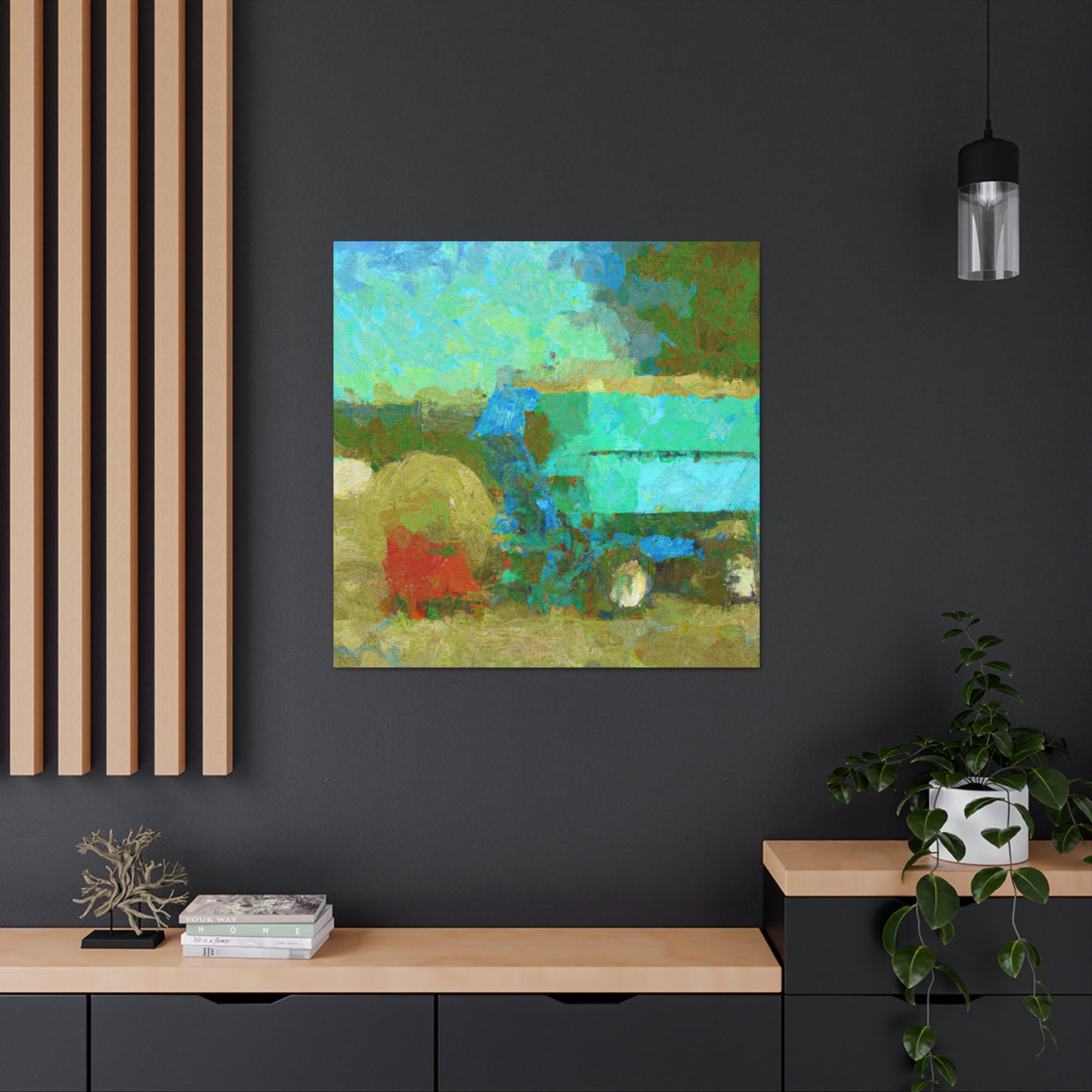 "Baler in the Hayfield" - Canvas