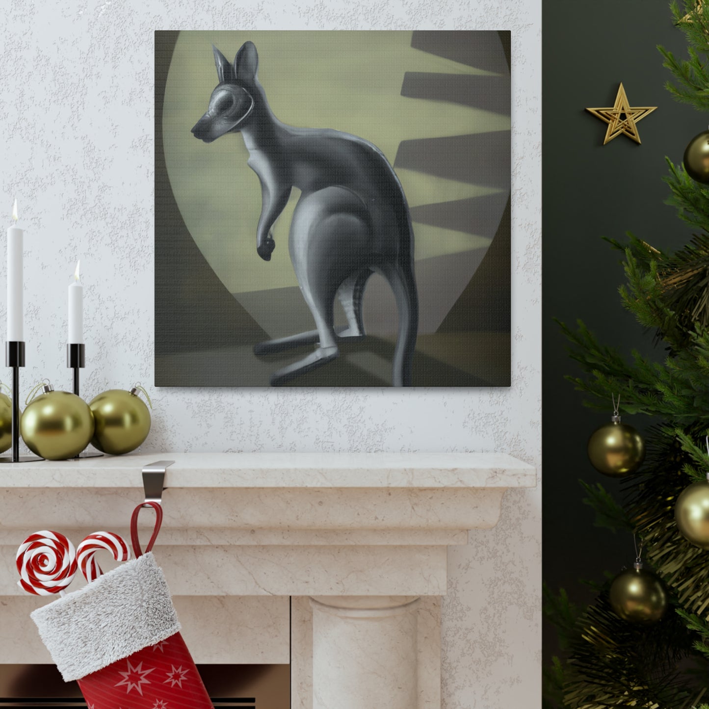 Wallaby in the Dreamscape - Canvas