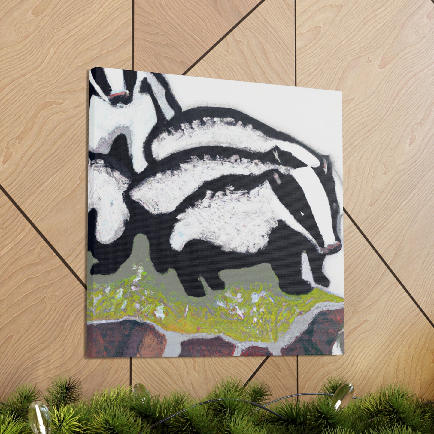 Badger's Abstract Emotion - Canvas