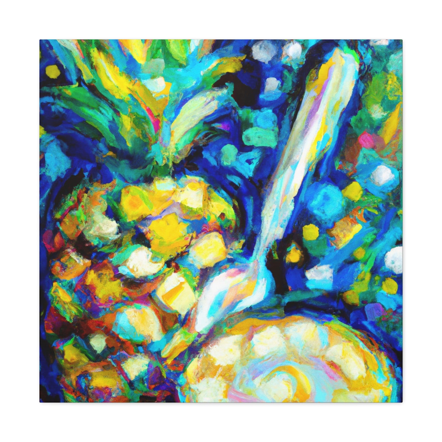 "Fauvist Pineapple Passion" - Canvas