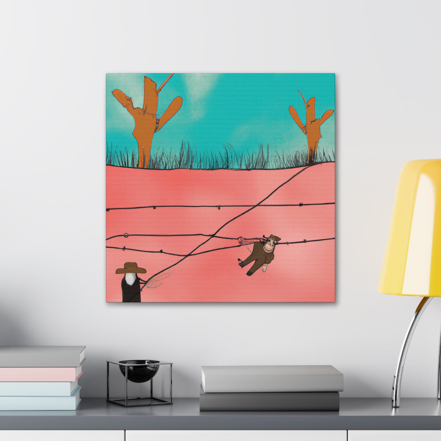 "Barbed Wire Freedom" - Canvas