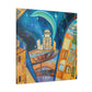 "New York Skyscape Visions" - Canvas