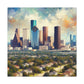 "Houston Huescape Majesty" - Canvas