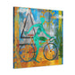 Bicycling Through the Jazz Age - Canvas