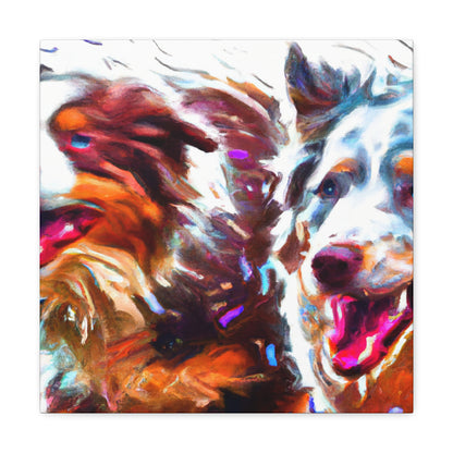 "Loyal Shepherd Abstraction" - Canvas