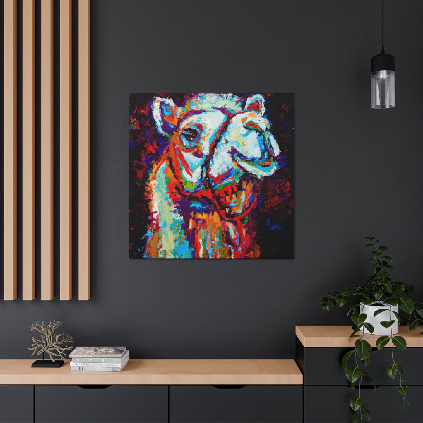 "Bactrian Camel Majesty" - Canvas