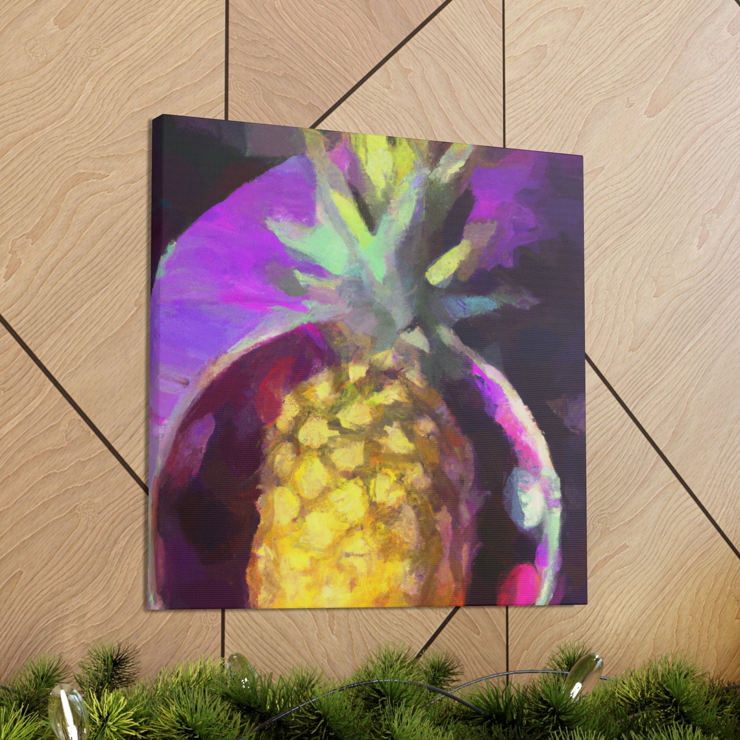 "Pineapple in Impressionism" - Canvas