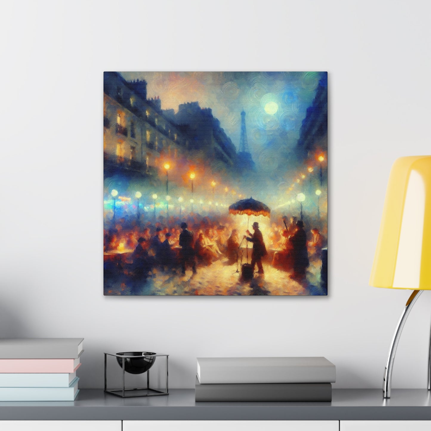 Whimsical Urban Serenade - Canvas