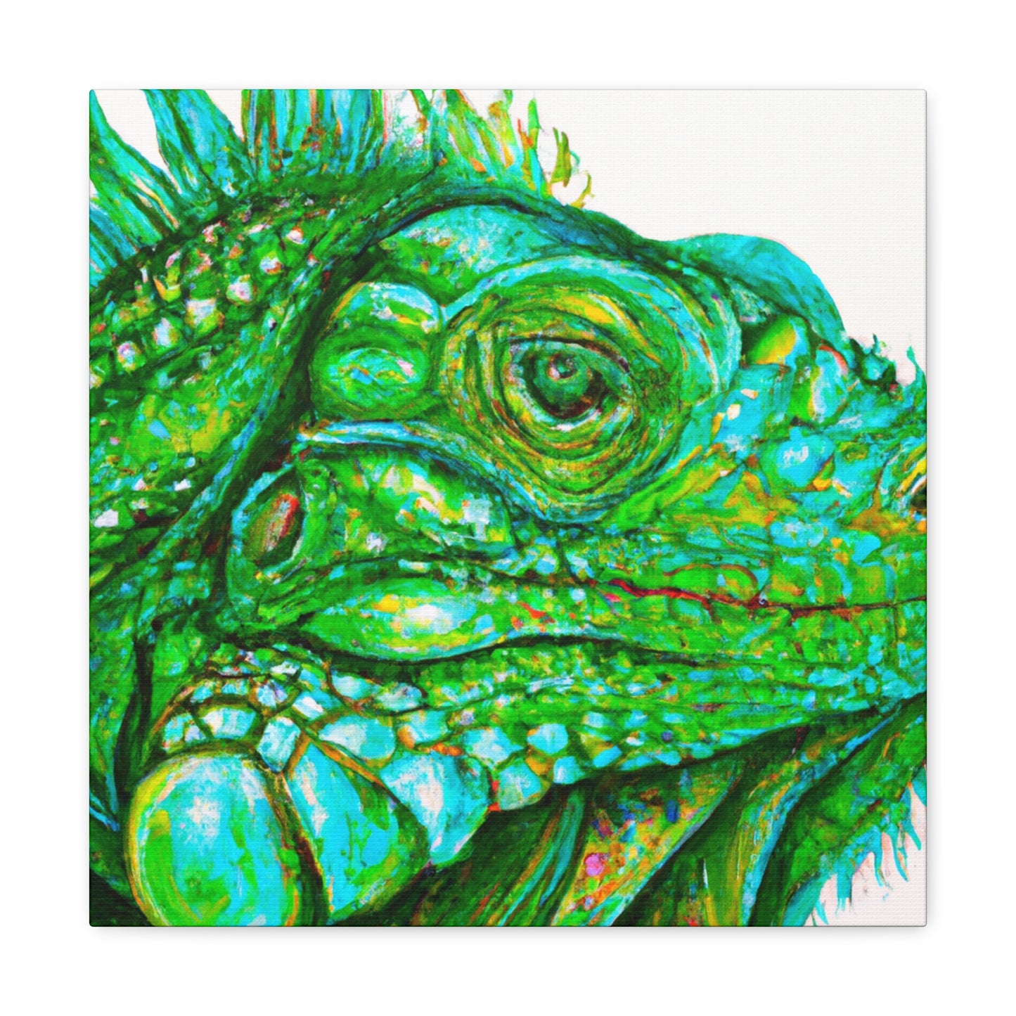 Iguana's Surreal Dream - Canvas