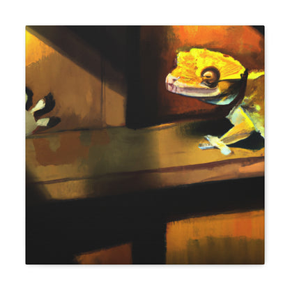 "Crested Gecko Fantasy Art" - Canvas