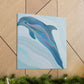 Dolphin's Playful Joy - Canvas