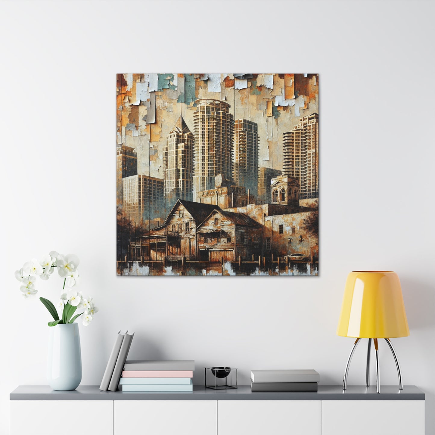 "Vibrant Orlando Odyssey" - Canvas