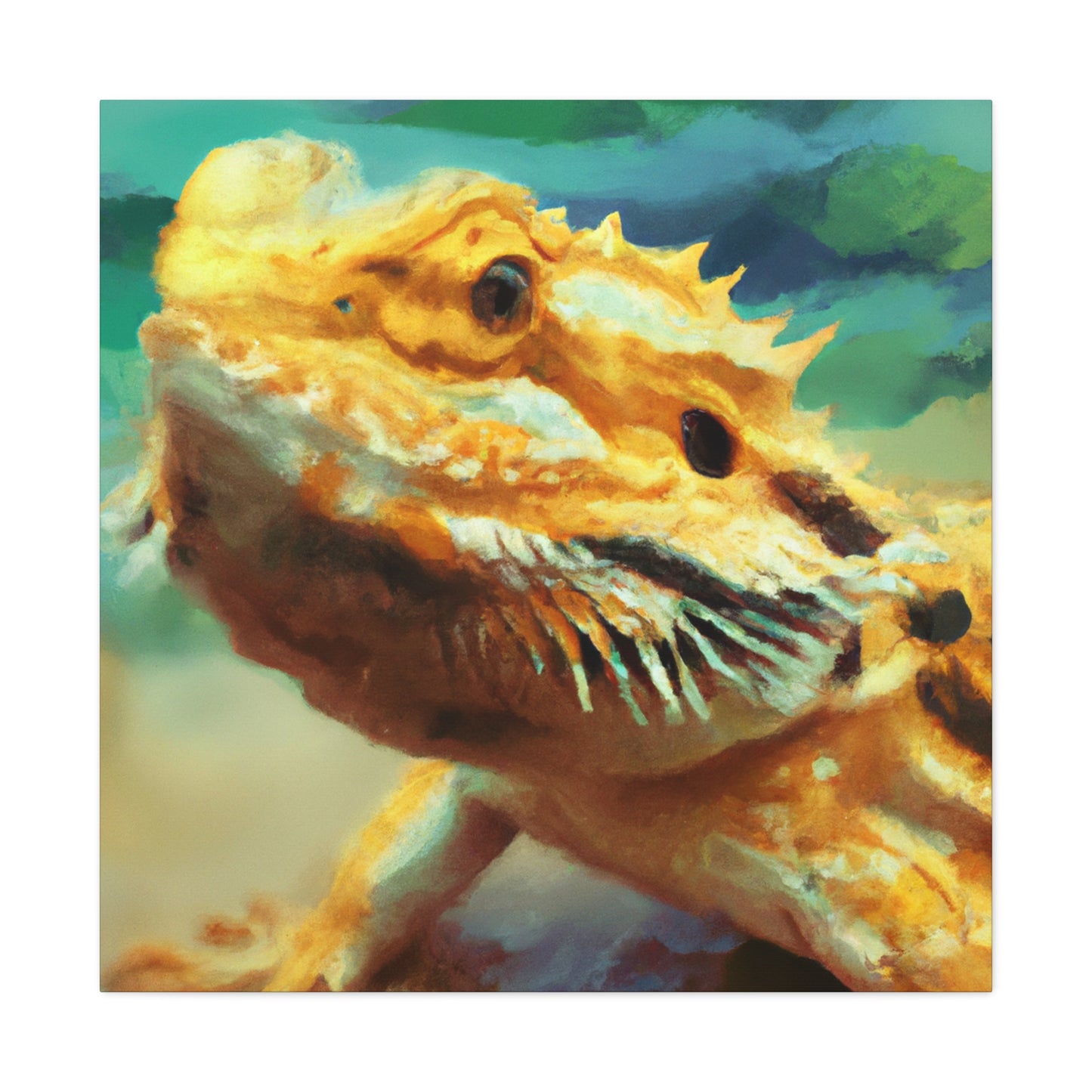 Bearded Dragon Majesty - Canvas