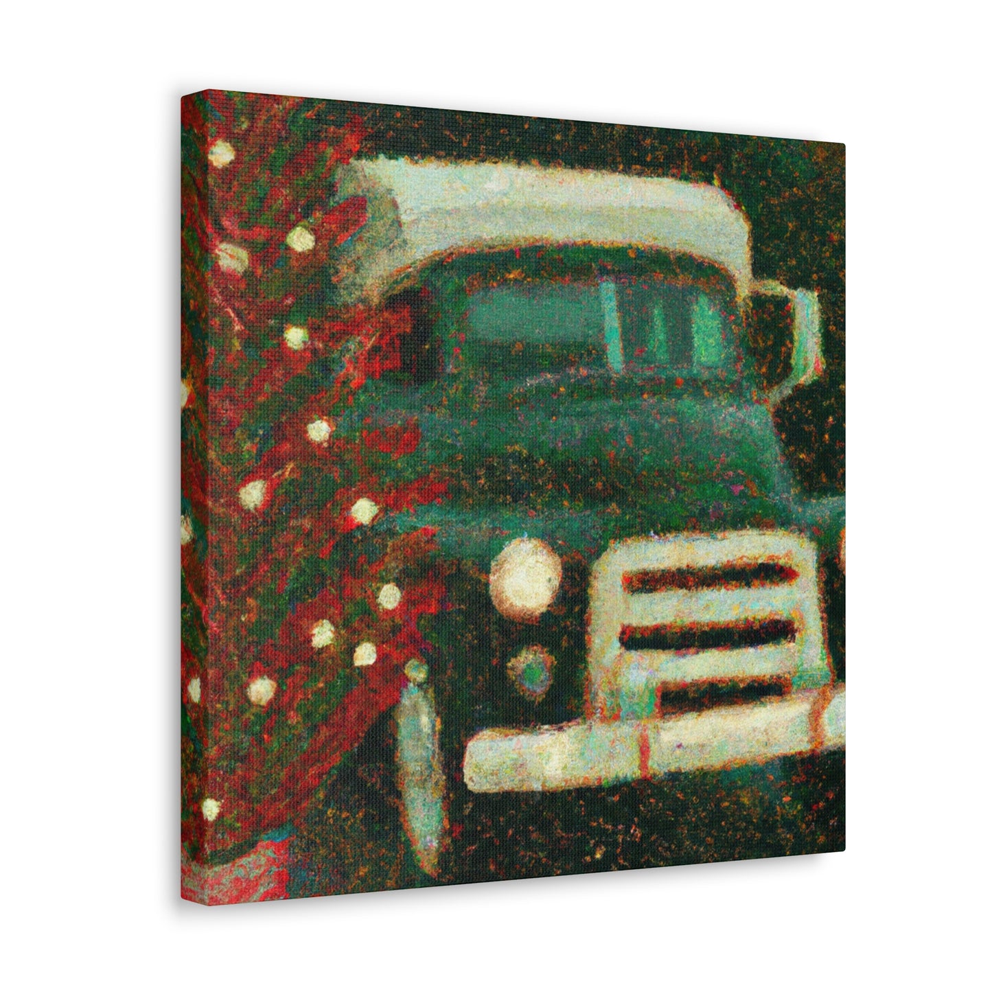 Vintage Christmas Tree Deliveries - Canvas