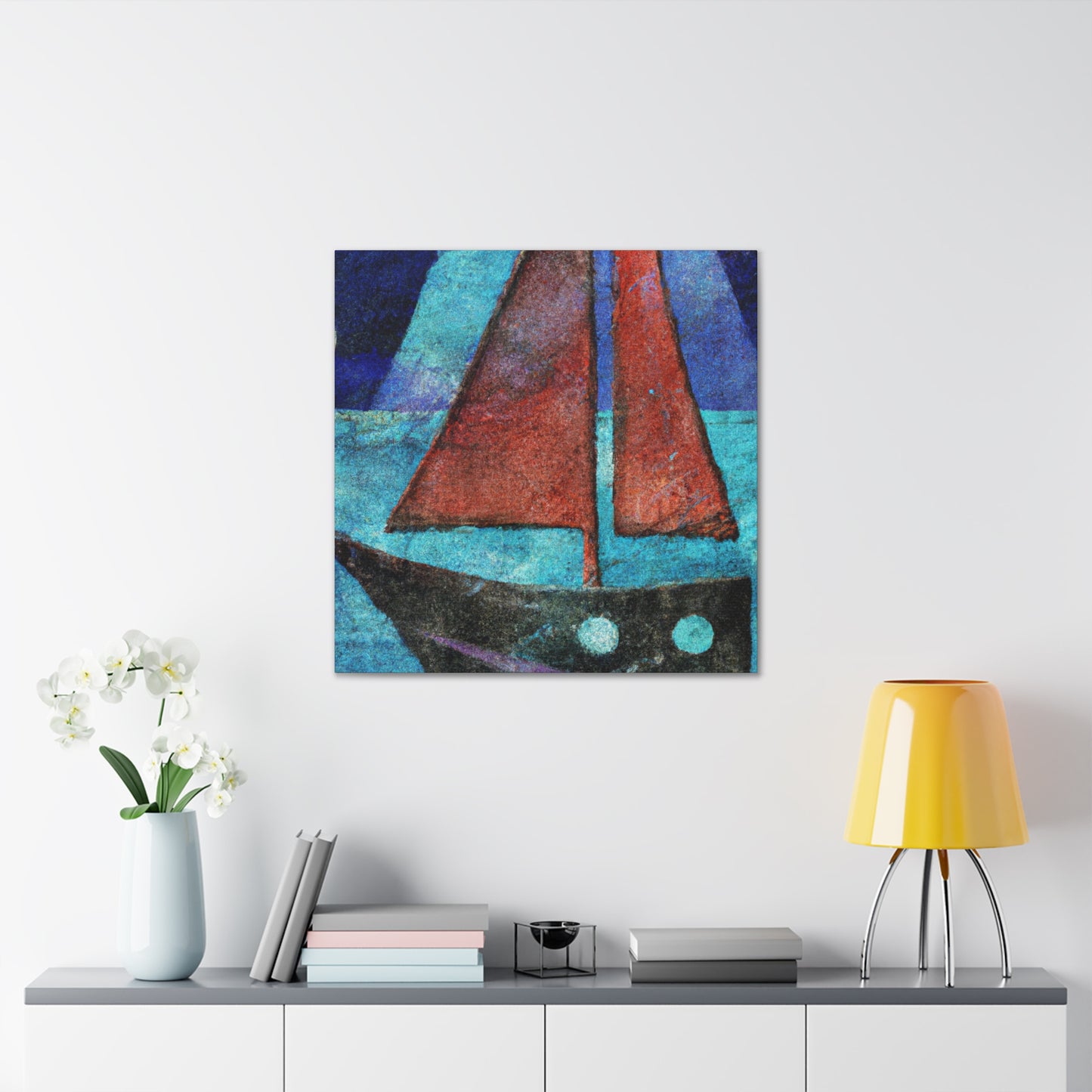 Sailboat at Sunrise - Canvas