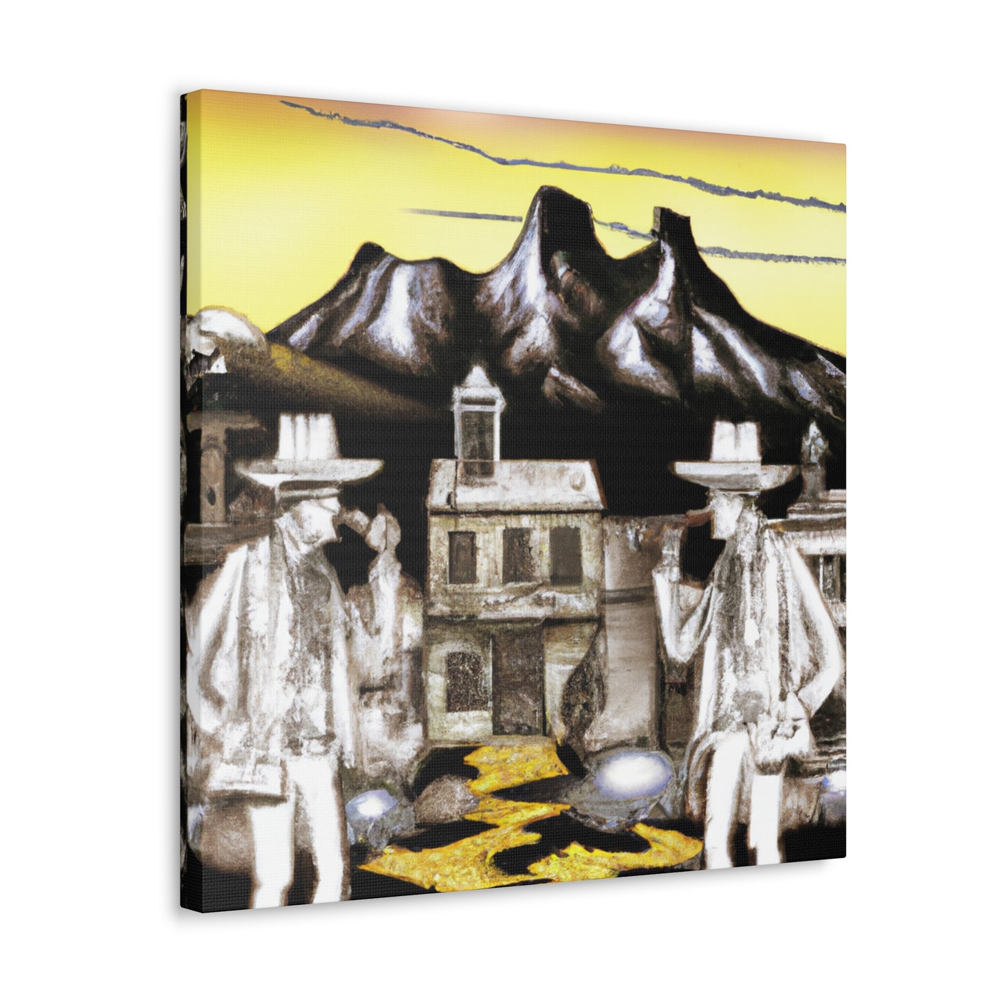 Ghosts in a Town - Canvas