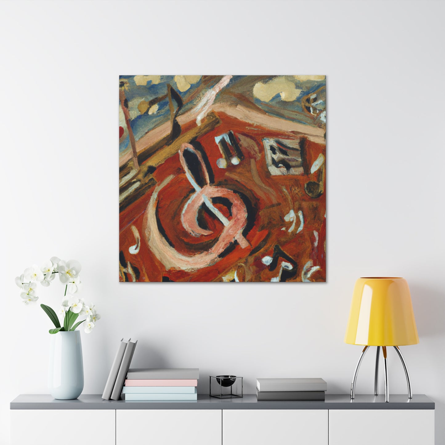 "Symphony of Notes" - Canvas