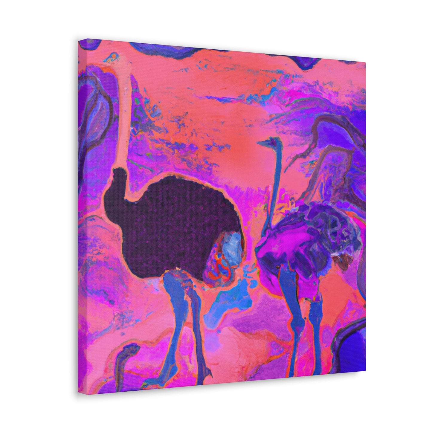 Ostrich in Dreamland - Canvas