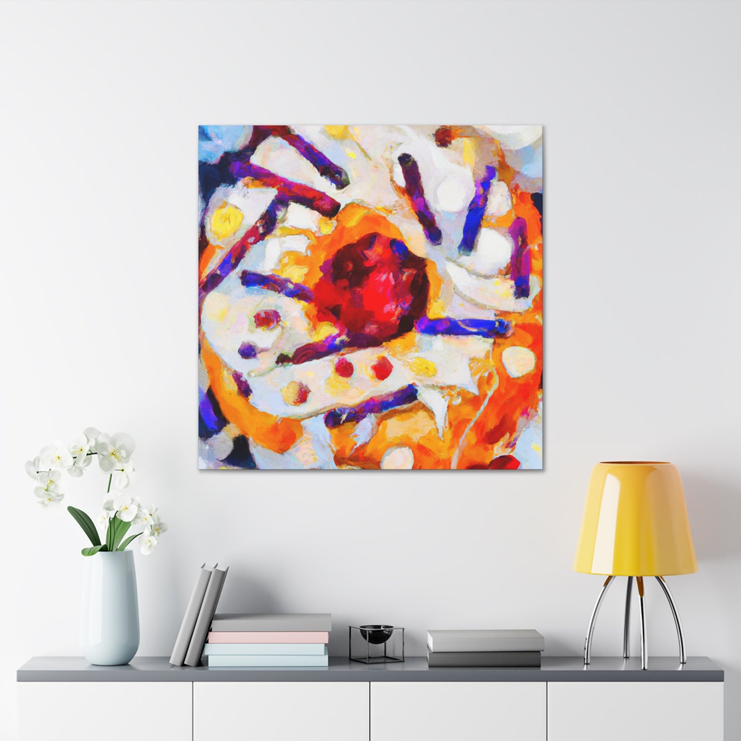 "Doughnut Abstract Harmony" - Canvas