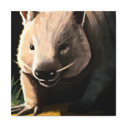 "Wombat in Art Deco" - Canvas