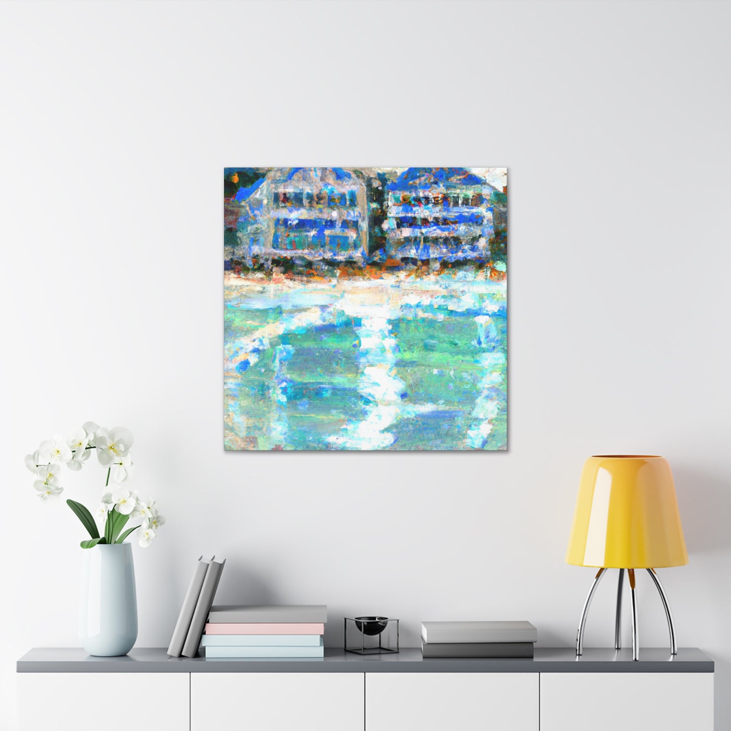 "Seascape Cottage Dreaming" - Canvas