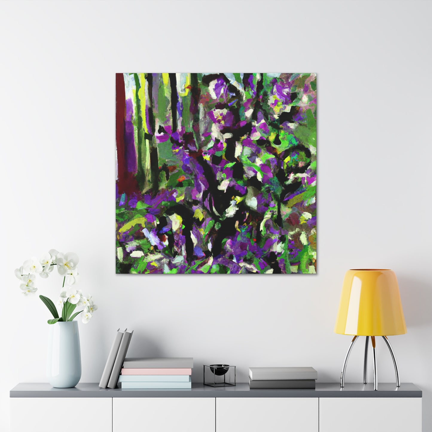 Lilac in Expressionism - Canvas