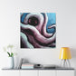 Octopus in Abstract Space - Canvas