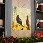 Red-Winged Songbird Reflection - Canvas