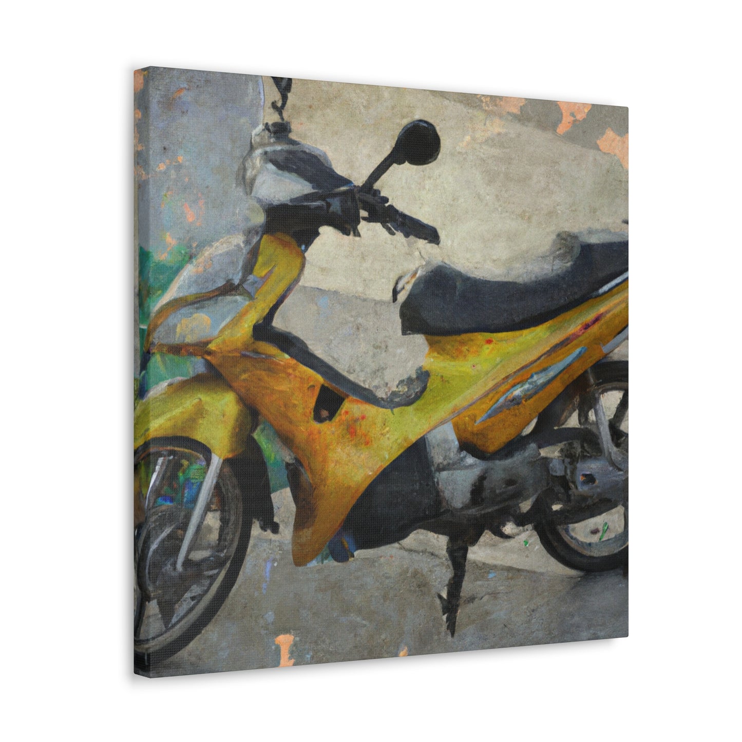 "Motorcycle Cruiser Dreamscape" - Canvas