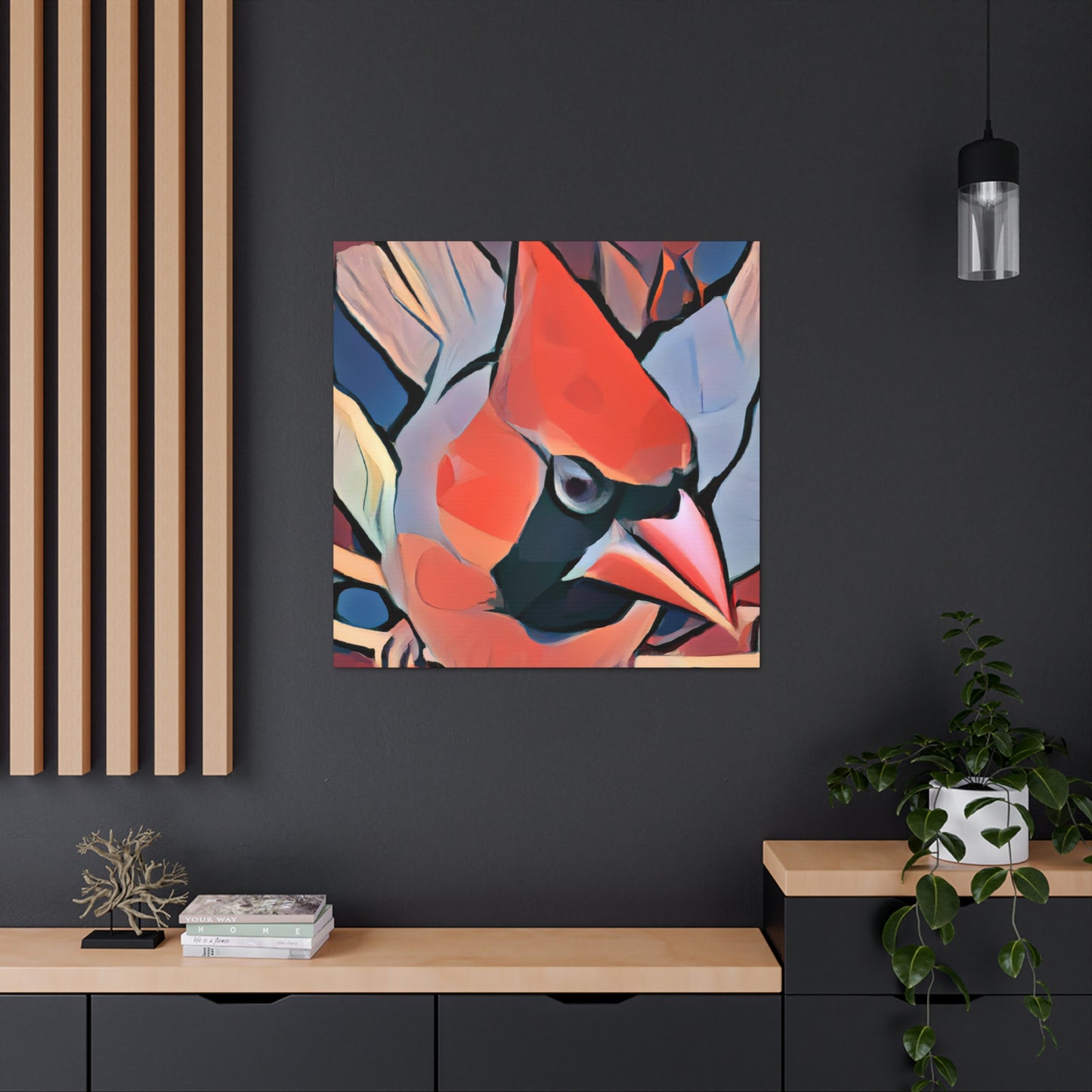 "Northern Cardinal Splendor" - Canvas