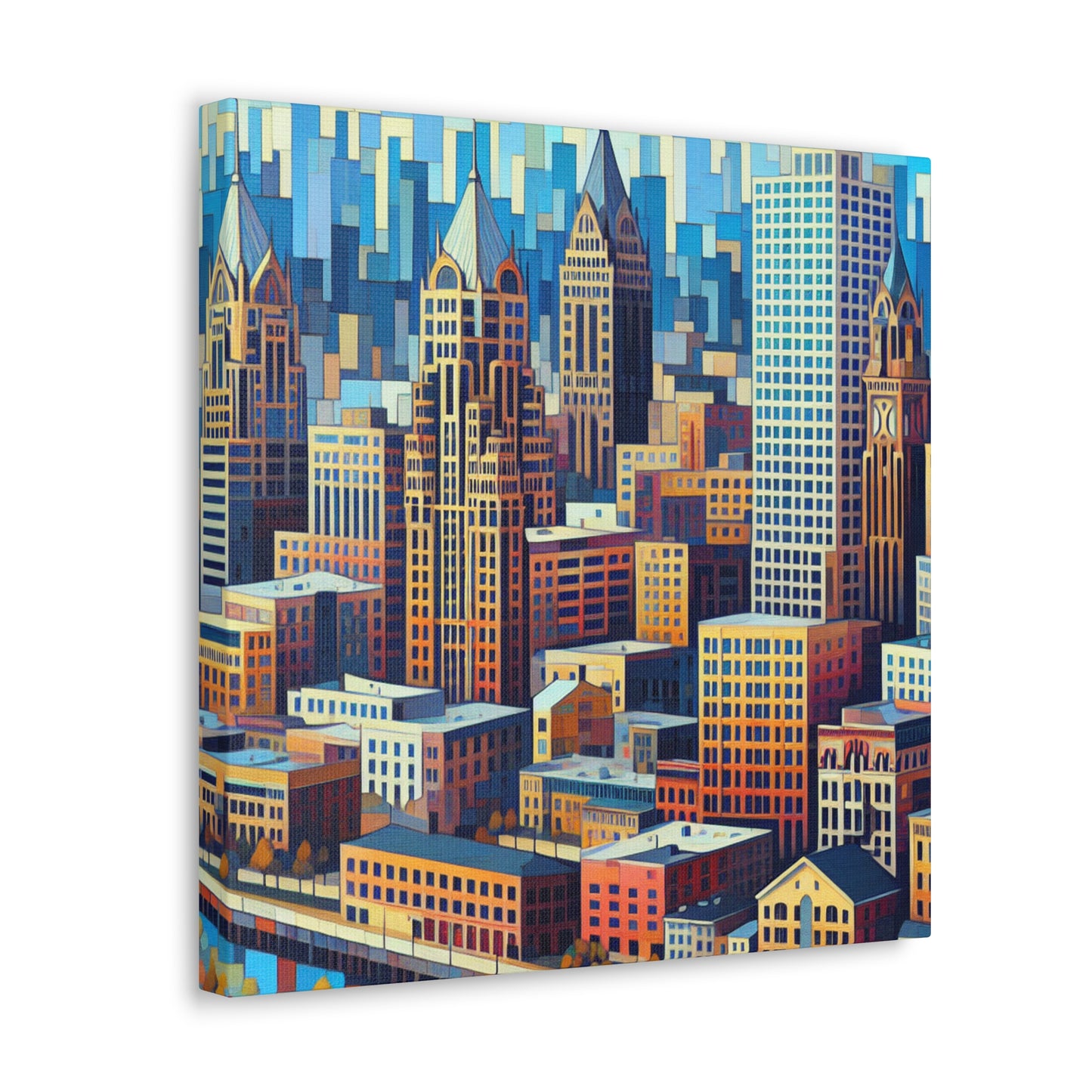 "Urban Symphonies Unveiled" - Canvas