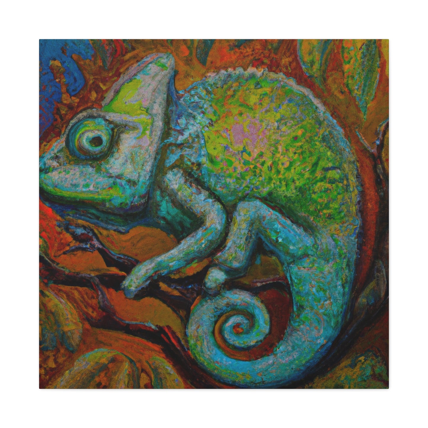 Veiled Chameleon Dream - Canvas