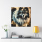 Fur and Whimsy Keeshond - Canvas