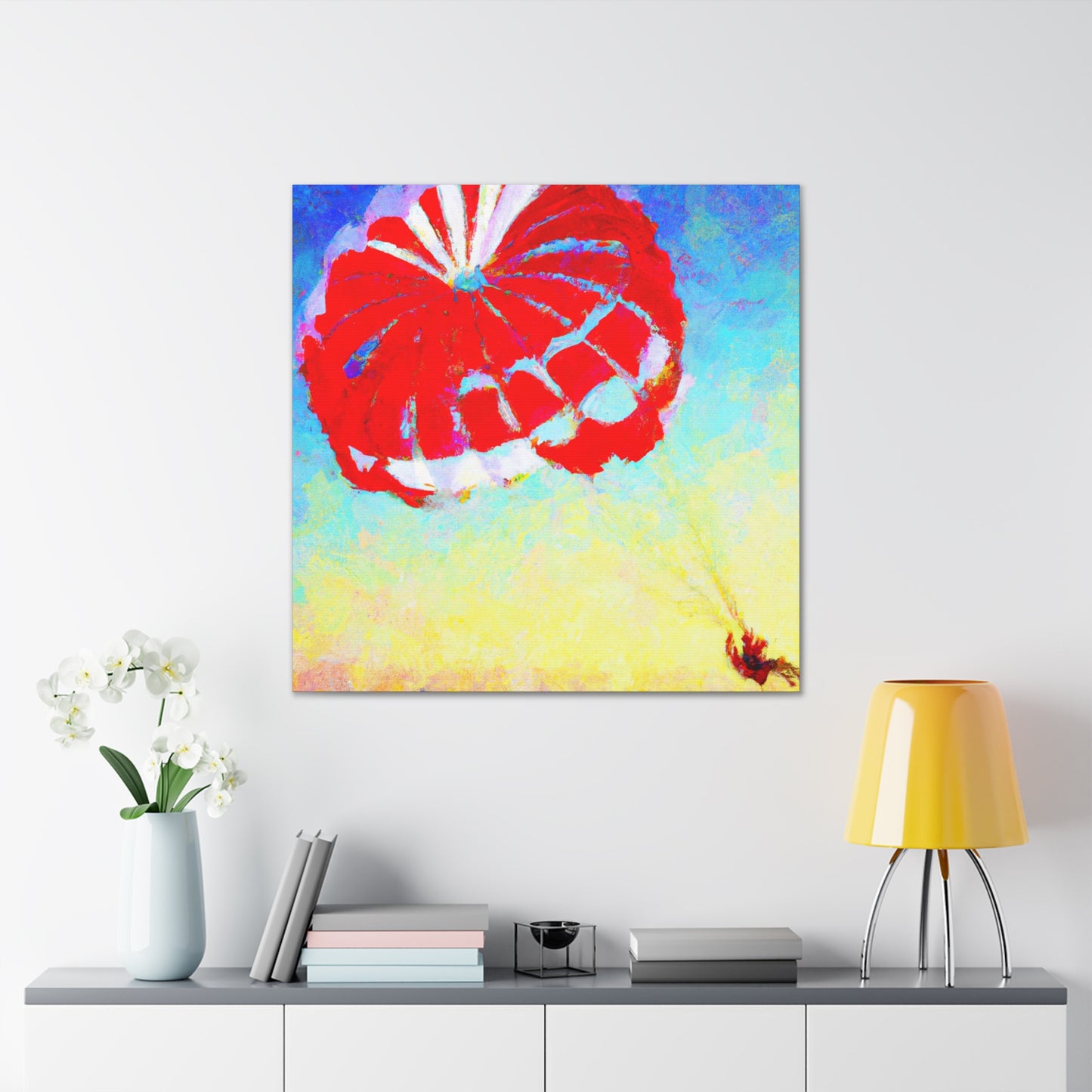 Parasailing In Impressionism - Canvas