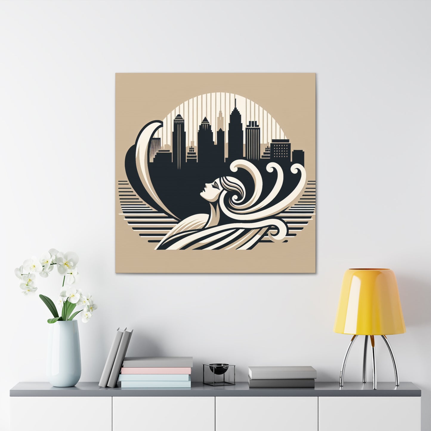 Glorious Jazz Age City - Canvas