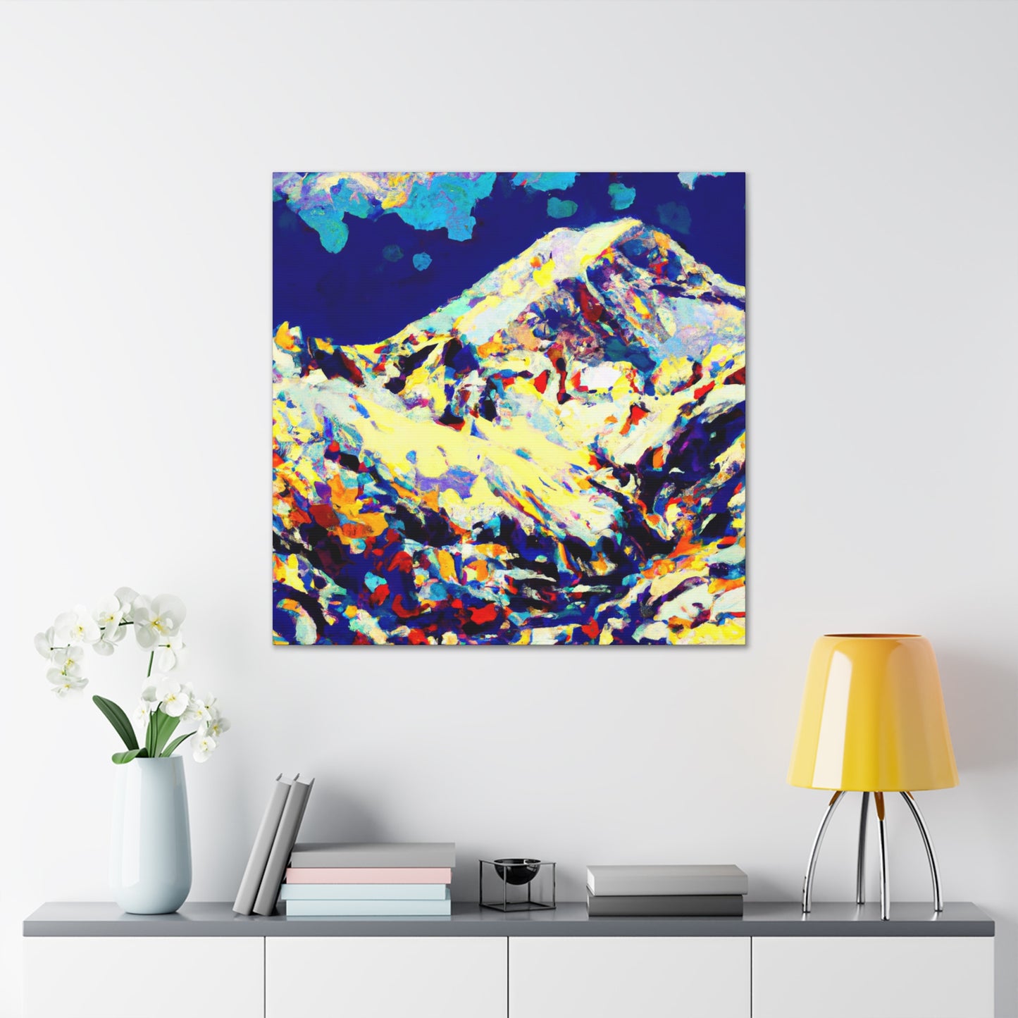 "Snowy Mountain Majesty" - Canvas