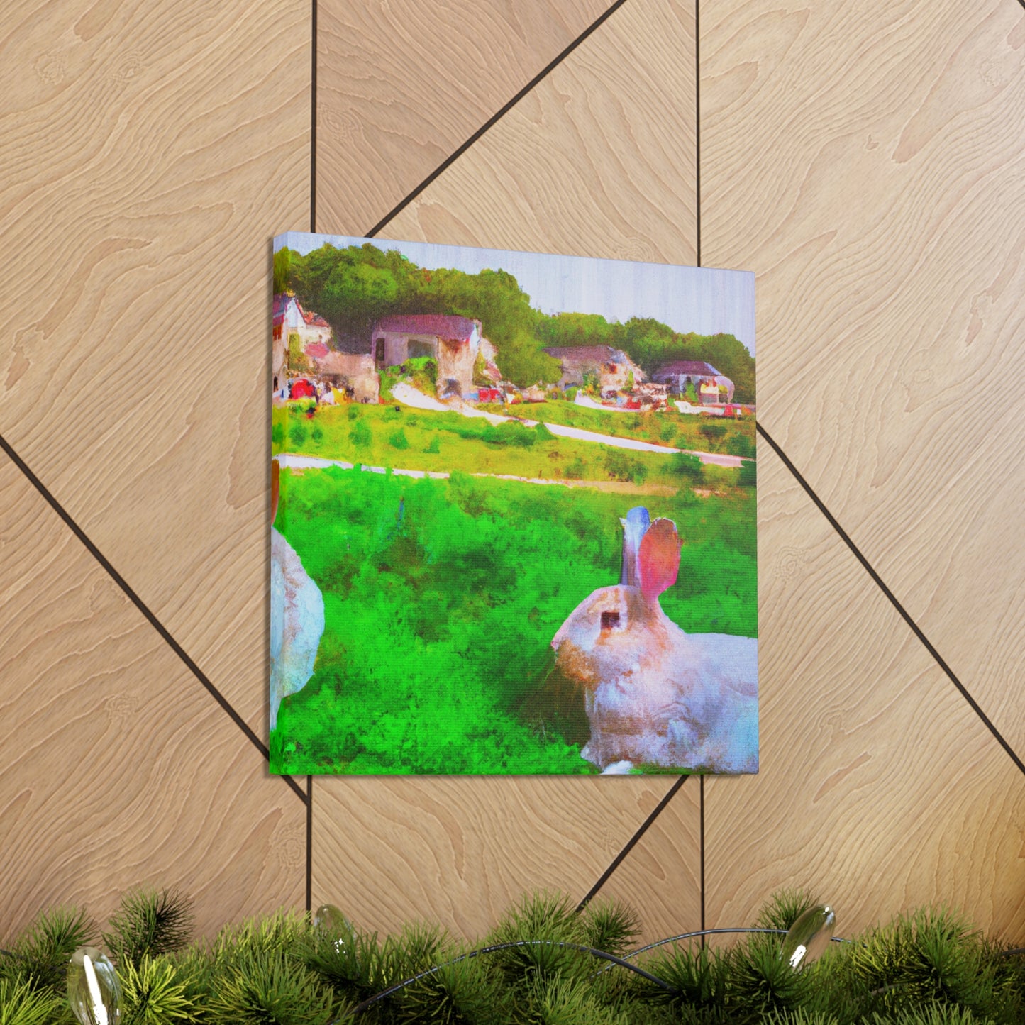 Rabbit in a Wilderness - Canvas