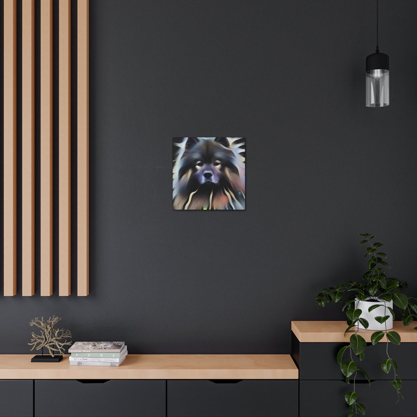 Keeshond Digital Delight - Canvas