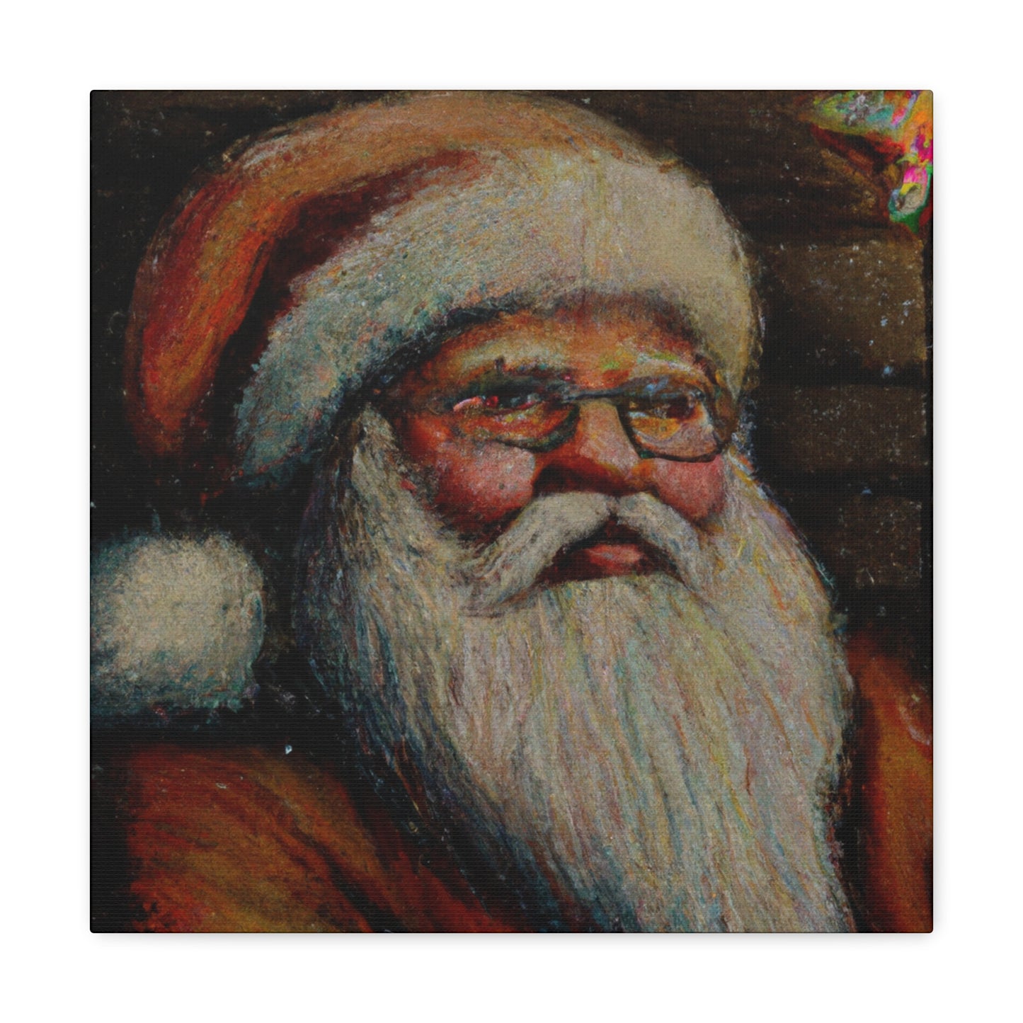 Santa's Midnight Miracle - Canvas