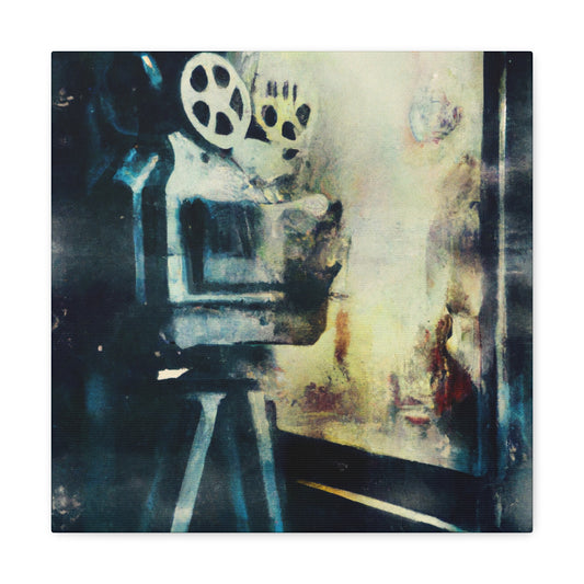 "Projecting Old Movies" - Canvas